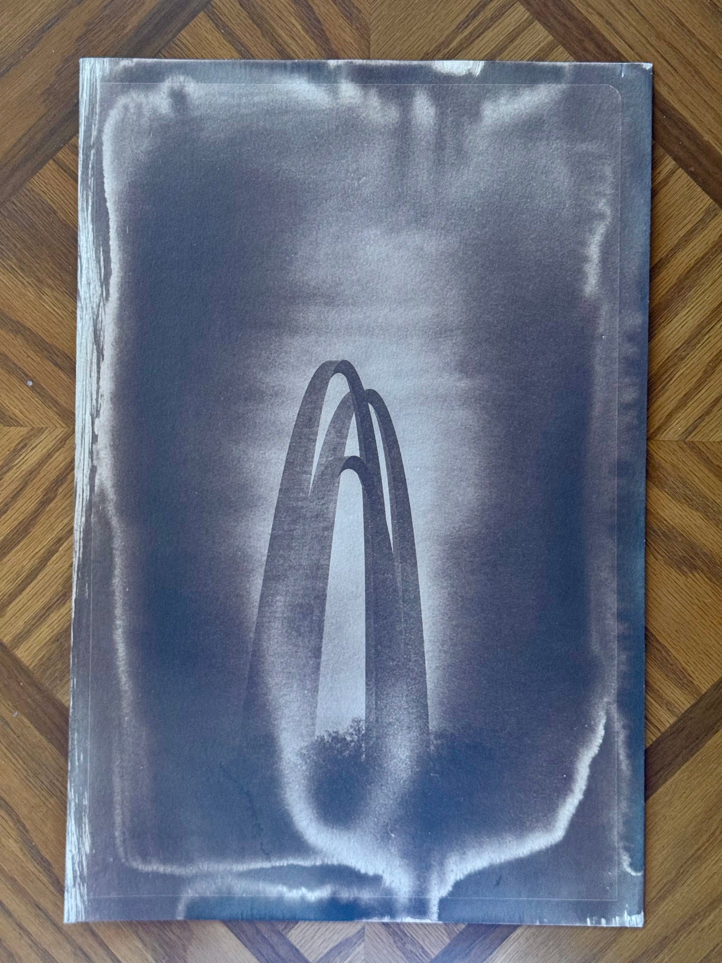 Triple Arch - Toned Cyanotype