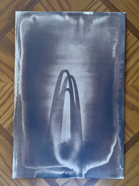 Triple Arch - Toned Cyanotype